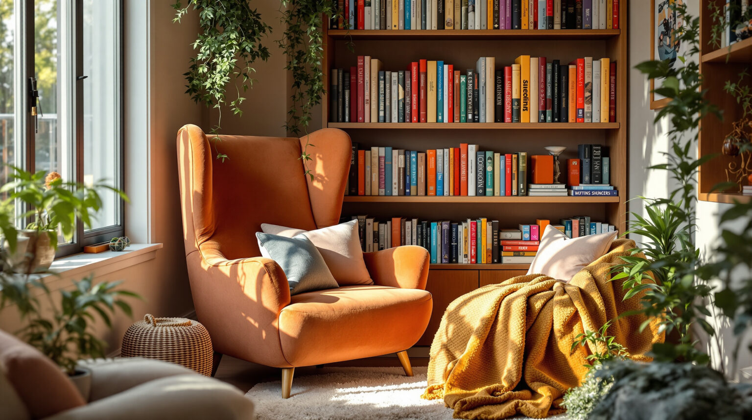 Coin cocooning lecture : Créez votre espace idéal pour plonger dans vos livres préférés !