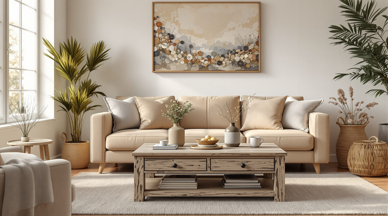 Déco bois flotté salon : 10 idées inspirantes pour un intérieur naturel et chaleureux