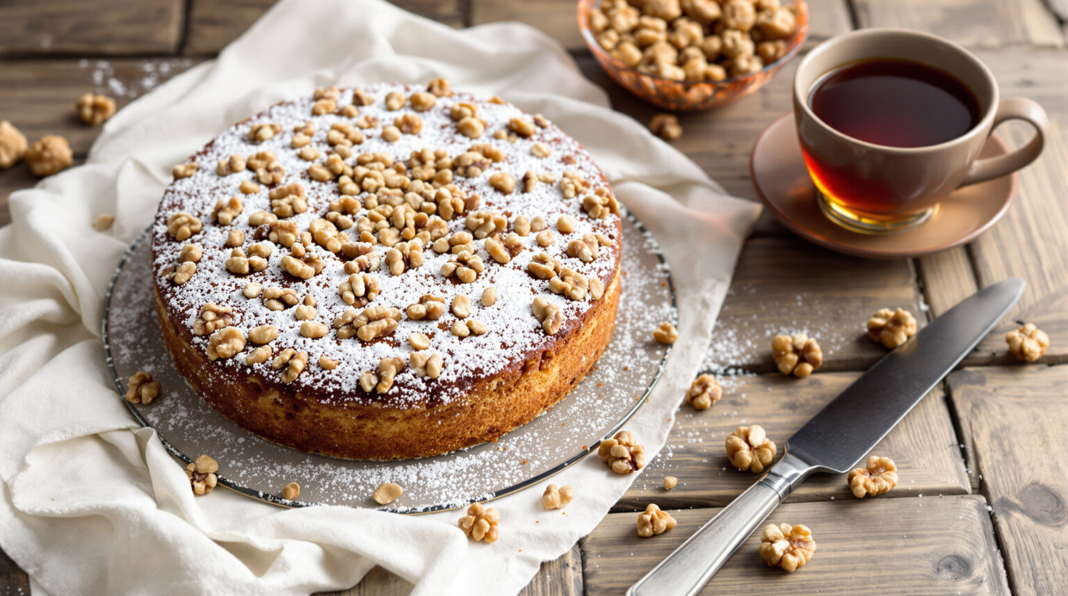 Gâteau aux noix : découvrez la recette facile et savoureuse à réaliser chez vous !